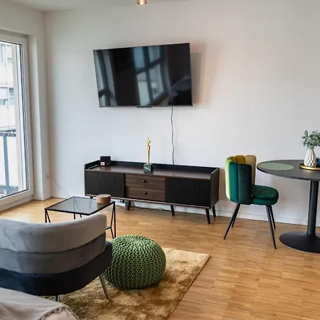 Апартаменты Modernes 1 Zimmer Im Zentrum Offenbachs Оффенбах
